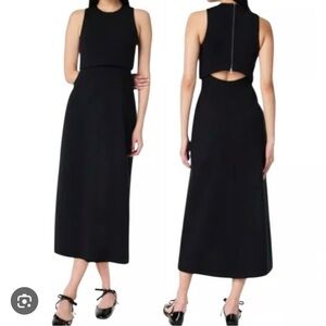 🌸 SPANX Ponte Midi Dress in black